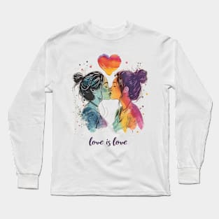 A Kiss of Equality Long Sleeve T-Shirt